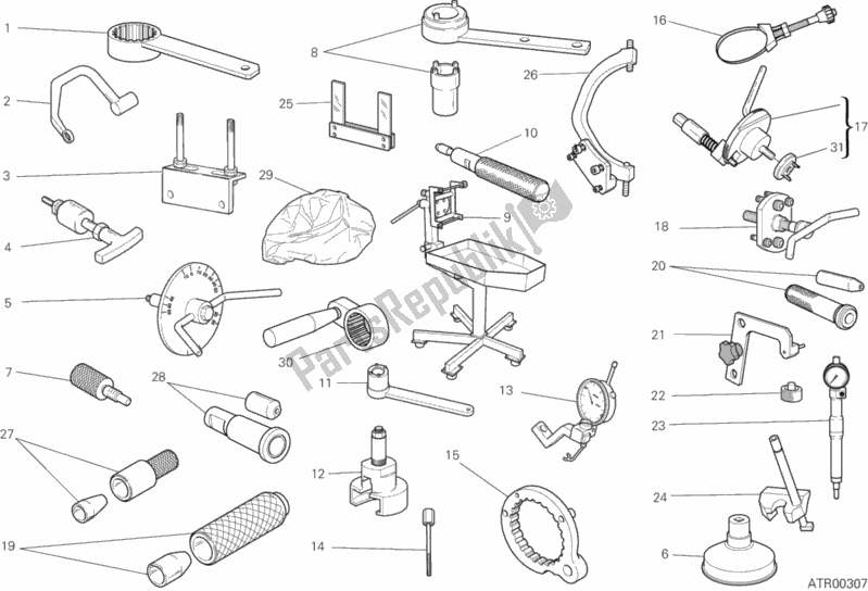 All parts for the Workshop Service Tools, Engine of the Ducati Monster 796 Anniversary USA 2013